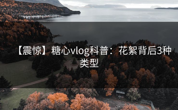 【震惊】糖心vlog科普：花絮背后3种类型